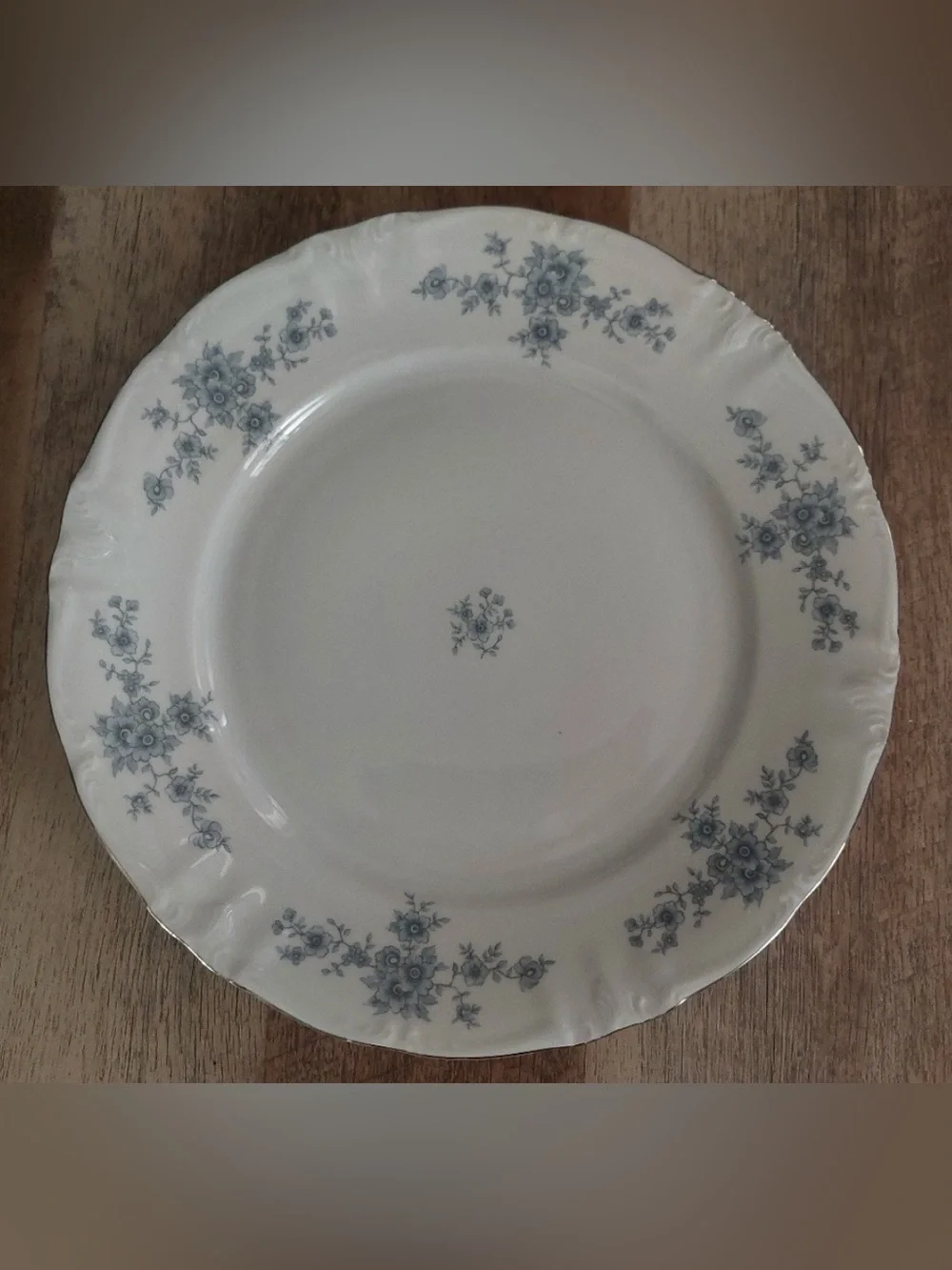 Johann Haviland Bavaria Blue Garland Serving Platter 12